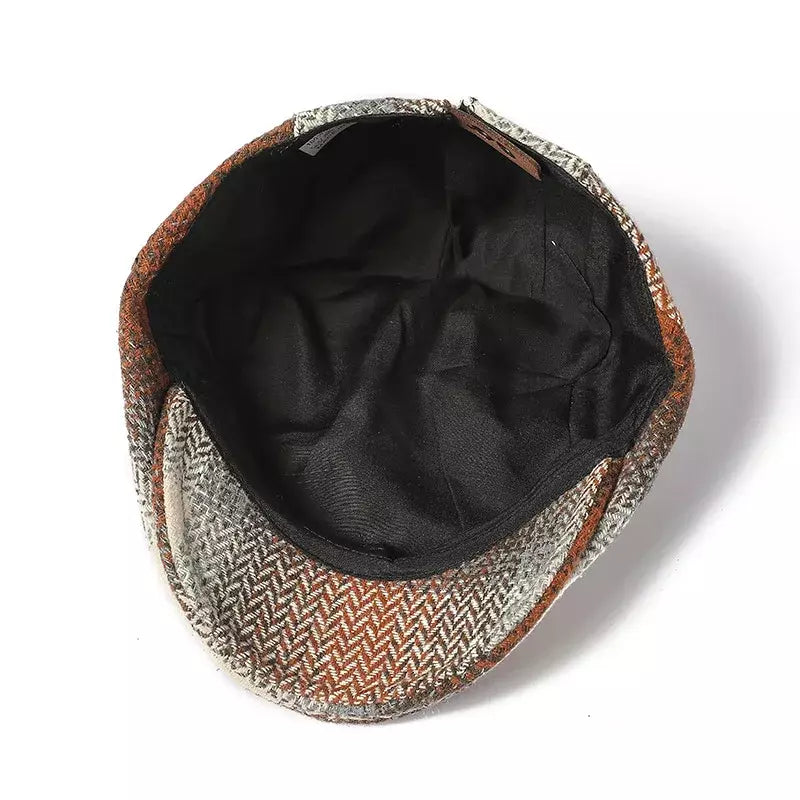 Newark Patchwork Flat Cap