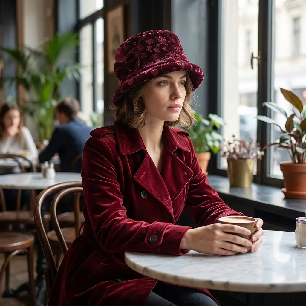 Normandie Woman Floral Bucket Hat