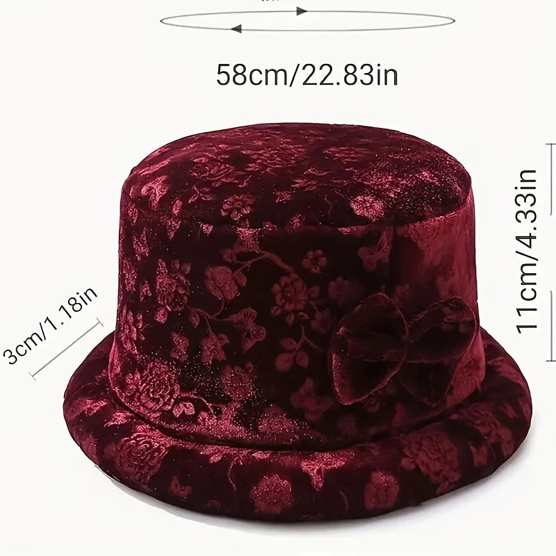 Normandie Woman Floral Bucket Hat