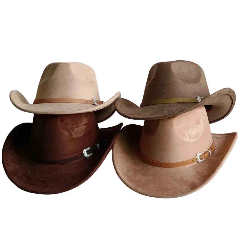 North Dakota Suede Western Cowboy Hat