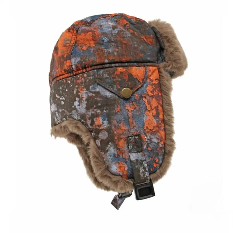 Norwich Winter Fur Camouflage Bomber Hat