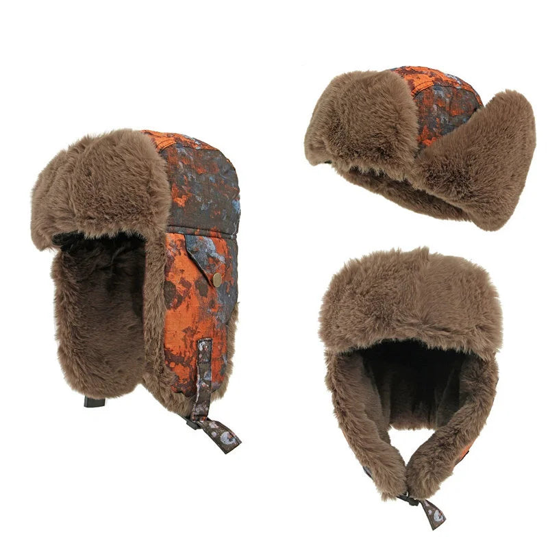 Norwich Winter Fur Camouflage Bomber Hat