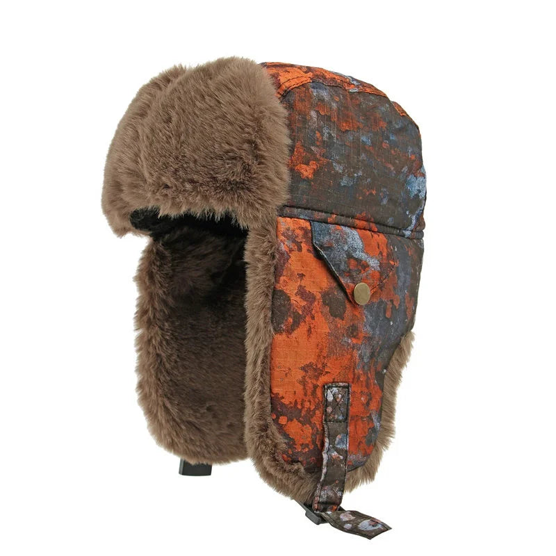 Norwich Winter Fur Camouflage Bomber Hat