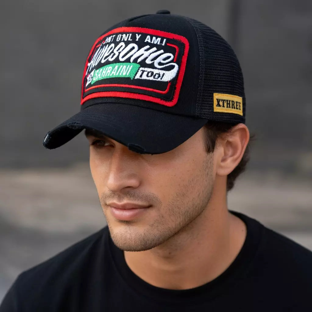 Awesome & Bahraini Trucker Cap