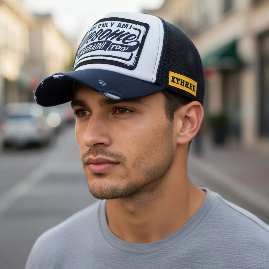 Awesome & Bahraini Trucker Cap
