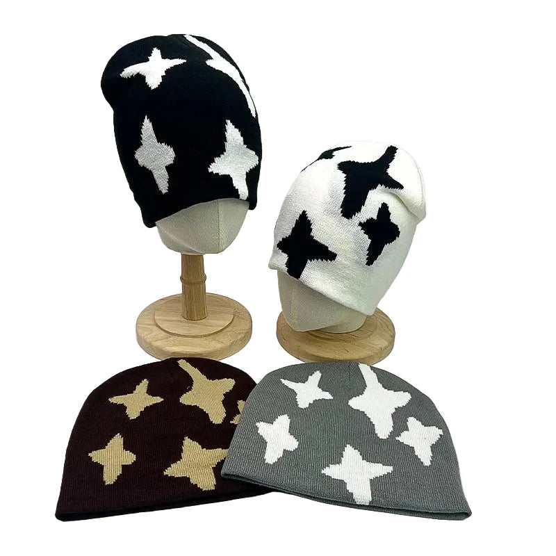 Nottingham Winter Crosses Knitted Beanie