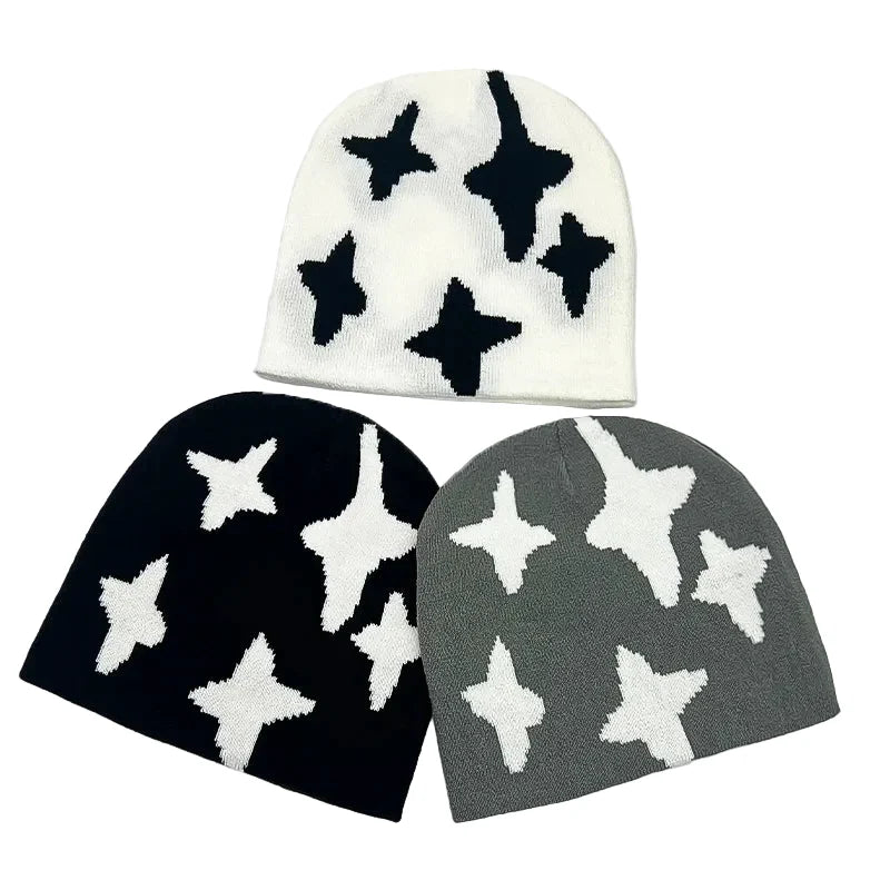 Nottingham Winter Crosses Knitted Beanie