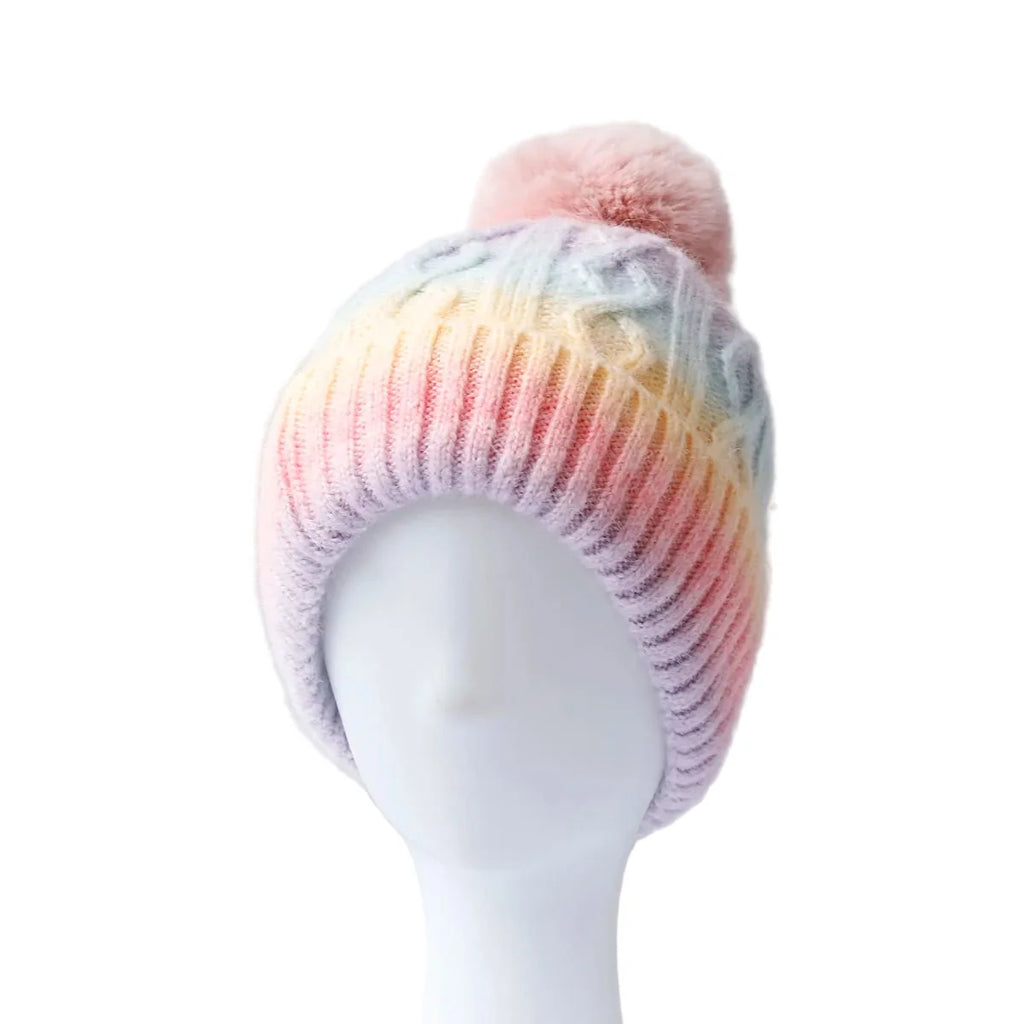Nottingham Winter Pom Pom Multicolor Beanie