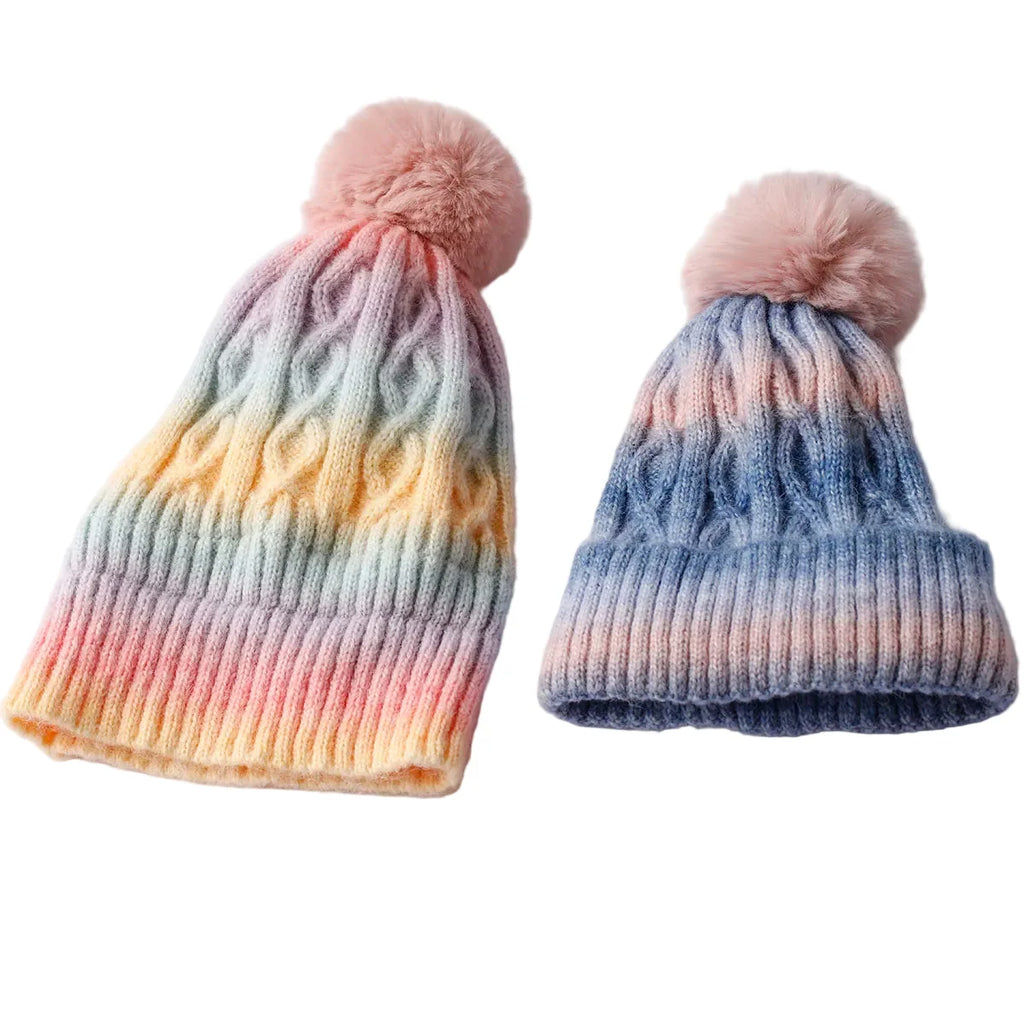 Nottingham Winter Pom Pom Multicolor Beanie