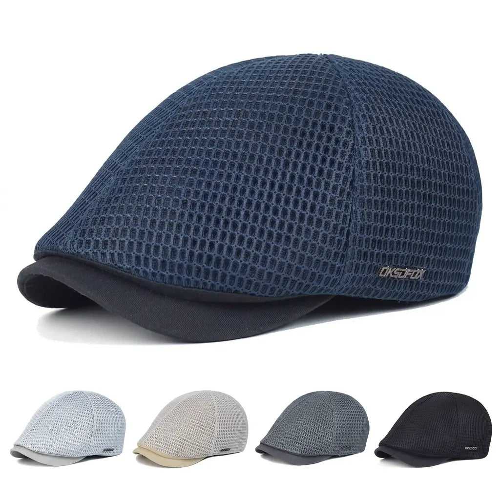 OKSDFOX Summer Mesh Flat Cap