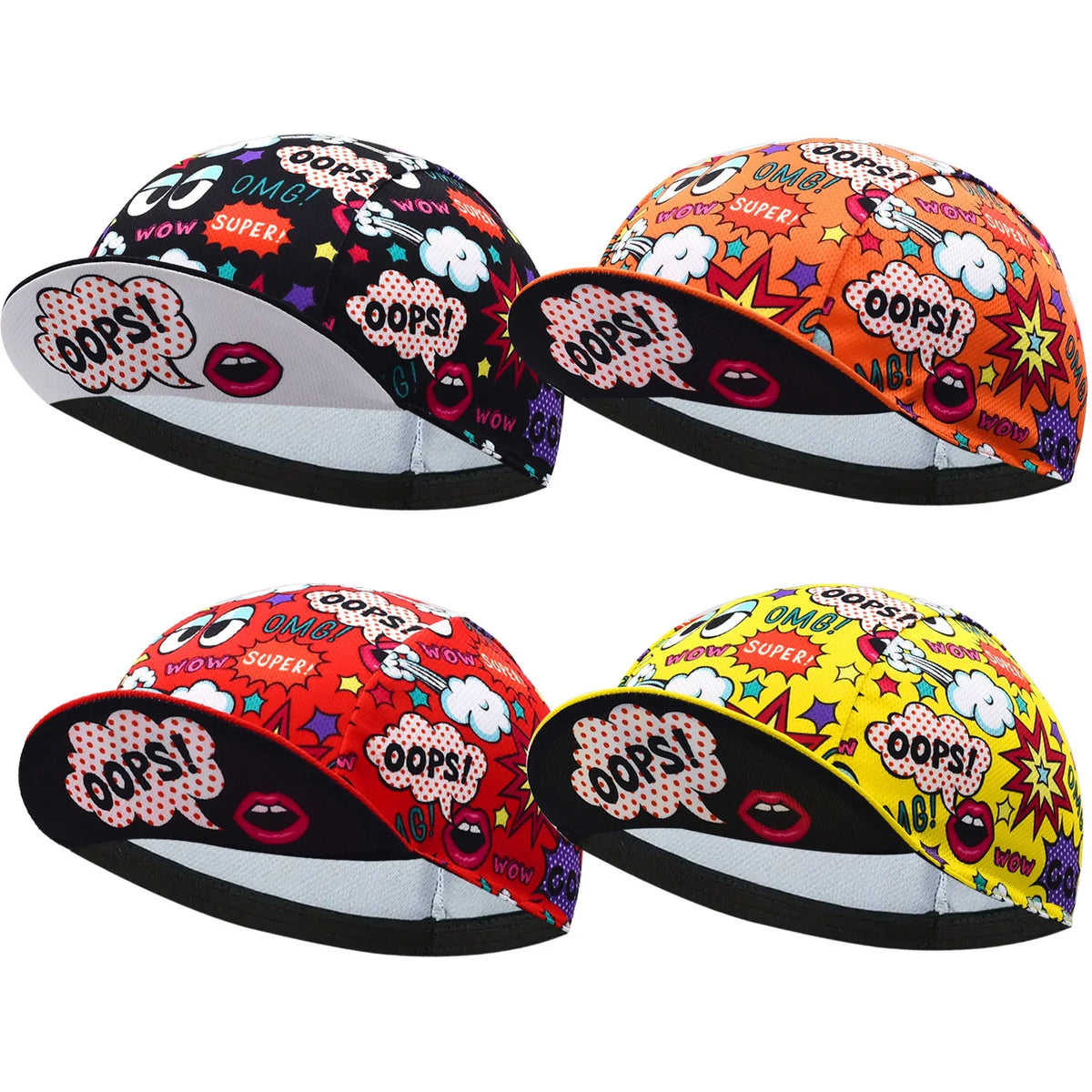 OOPS! Pop Art Cycling Cap