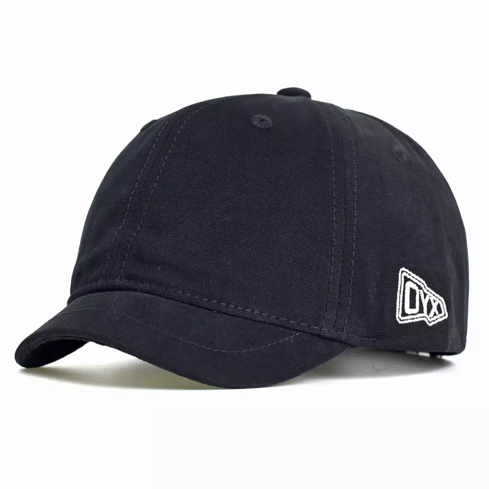 OYX Short Visor Cotton Baseball Cap