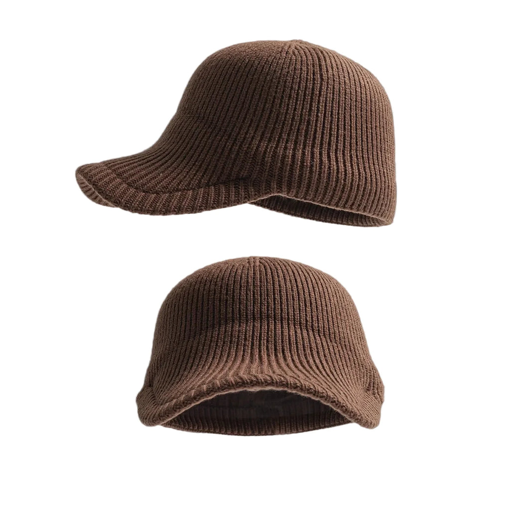 Old Money Knitted Baseball Beanie Cap