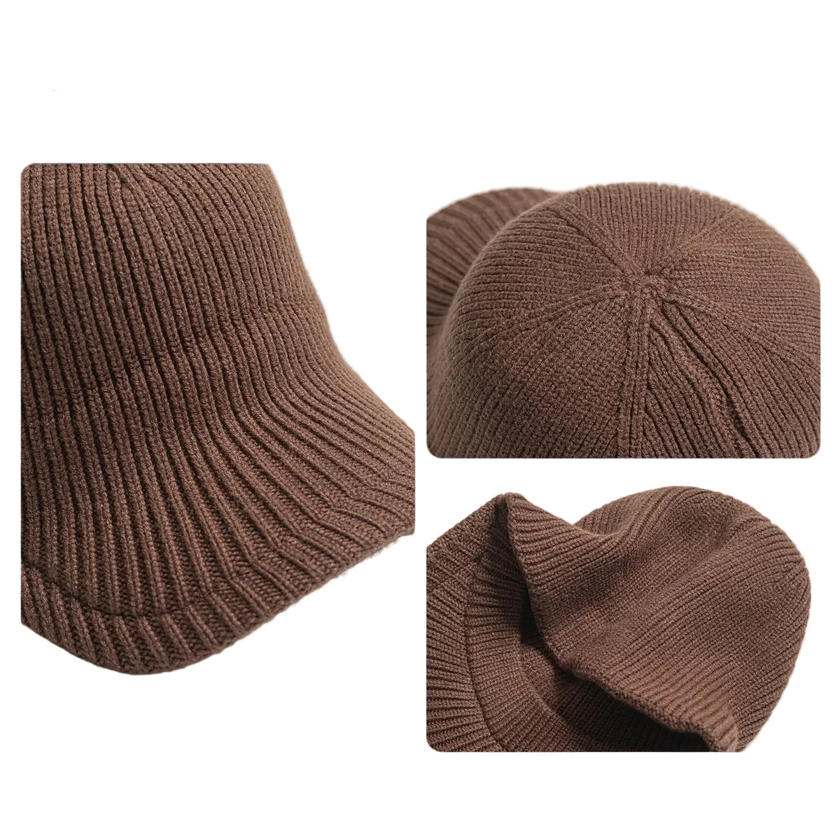 Old Money Knitted Baseball Beanie Cap