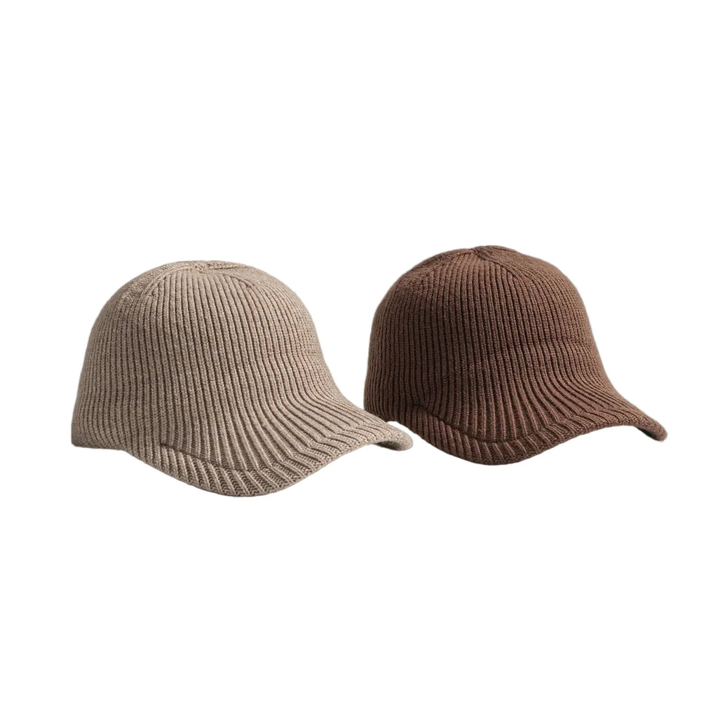 Old Money Knitted Baseball Beanie Cap
