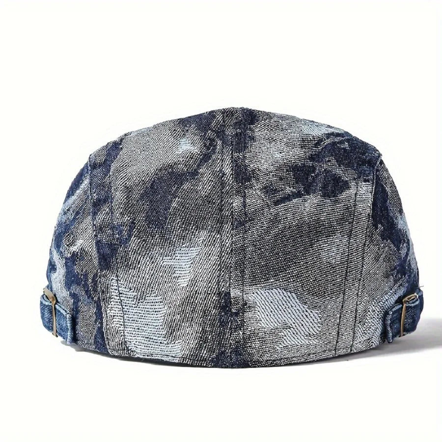 Omeya Denim Flat Cap