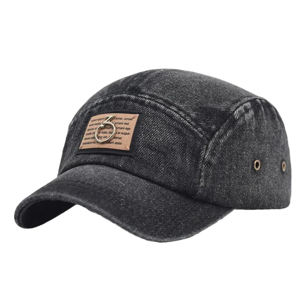 Ontario Denim Short Brim 5-Panels Cap