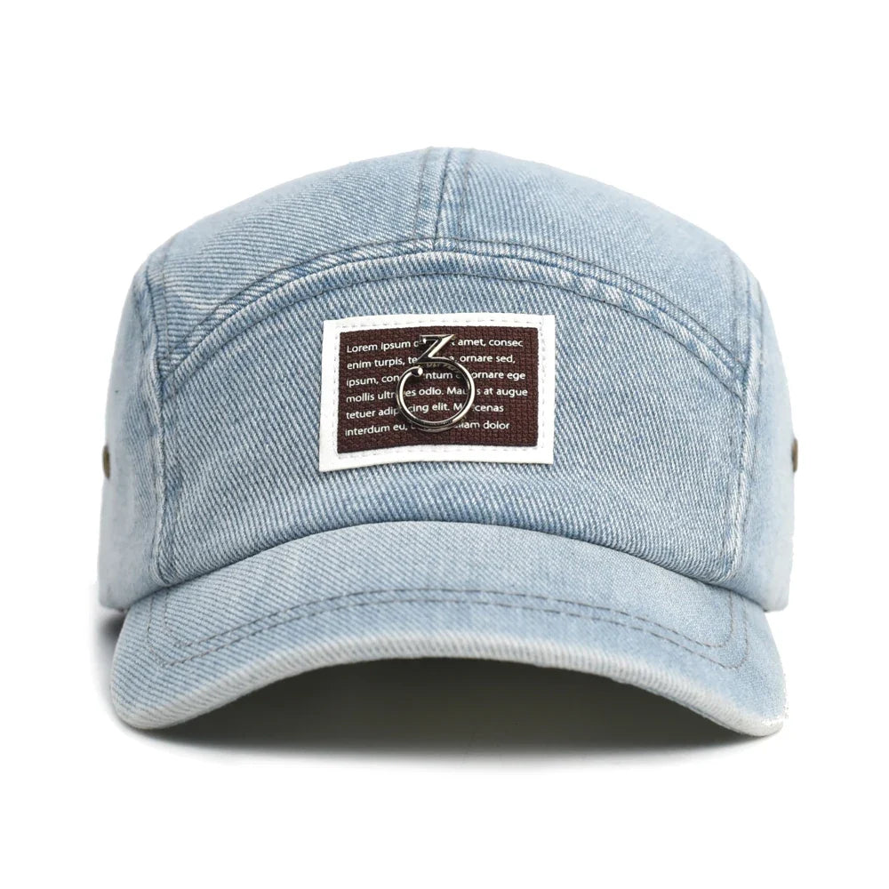 Ontario Denim Short Brim 5-Panels Cap