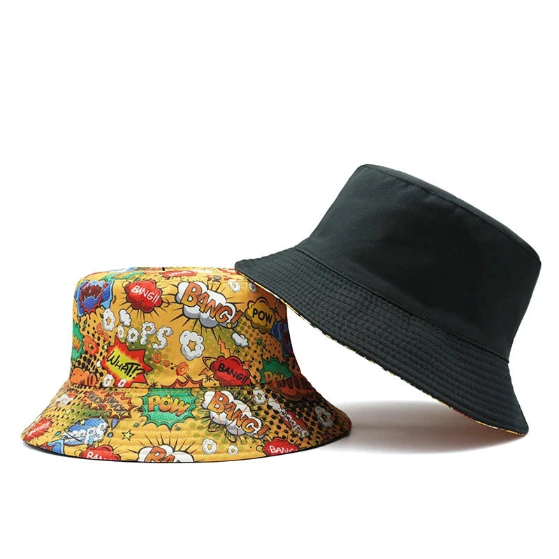 Ooops What? Khaki Reversible Bucket Hat