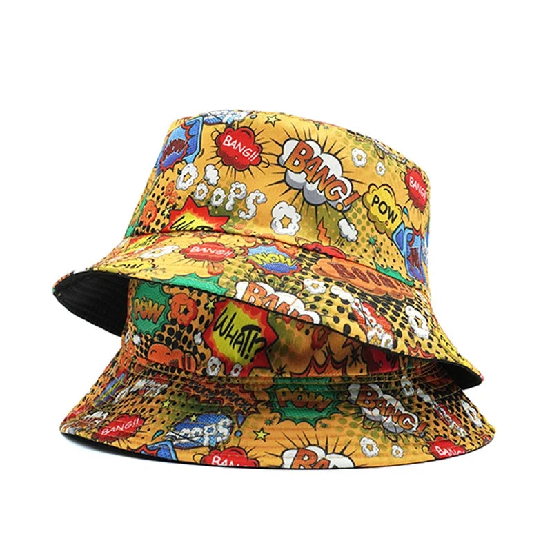 Ooops What? Khaki Reversible Bucket Hat