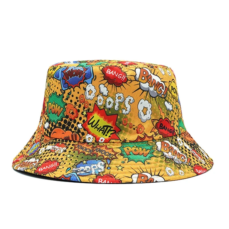 Ooops What? Khaki Reversible Bucket Hat