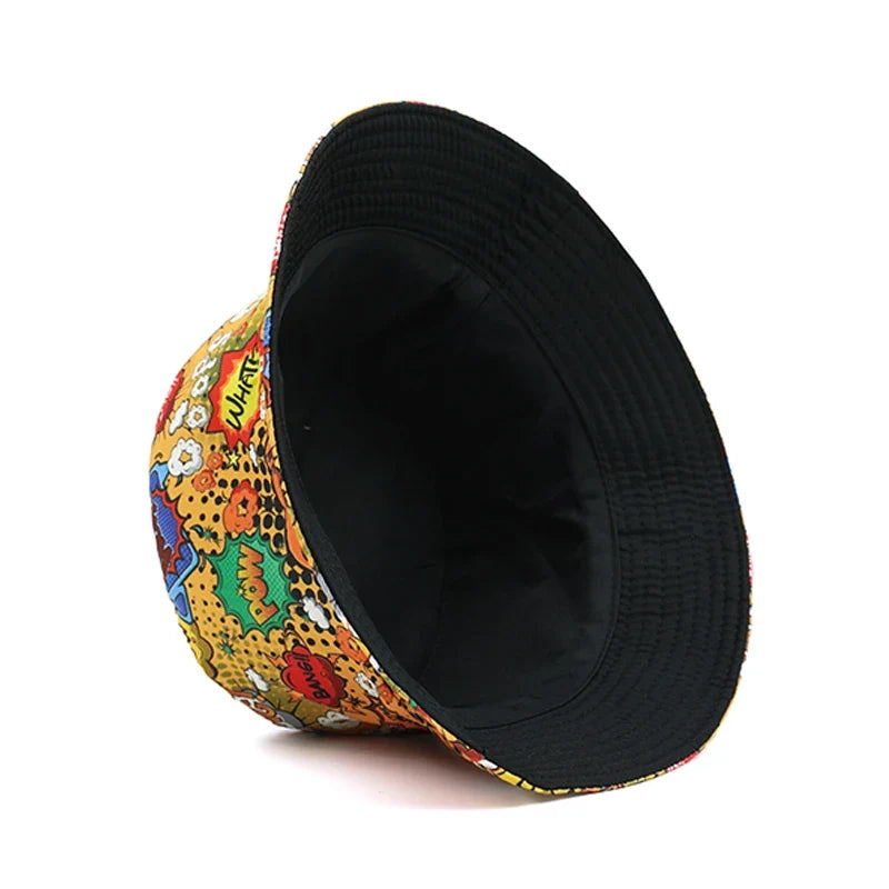 Ooops What? Khaki Reversible Bucket Hat
