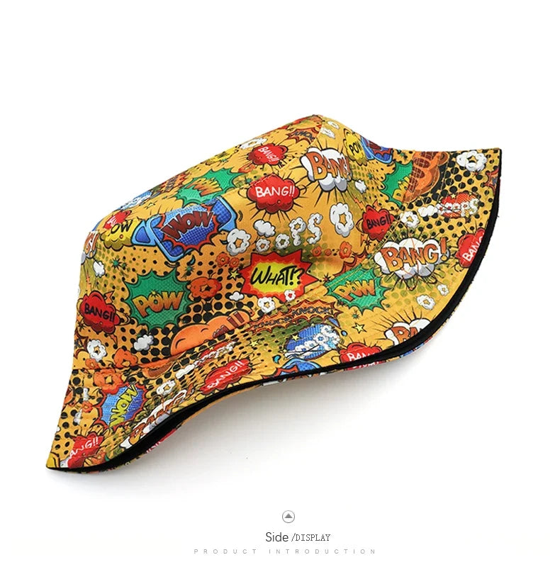Ooops What? Khaki Reversible Bucket Hat