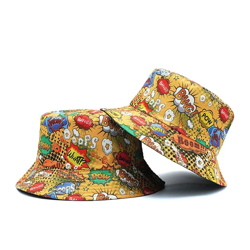 Ooops What? Khaki Reversible Bucket Hat