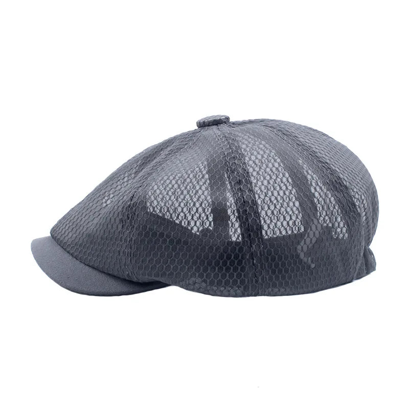 Orlando Summer Mesh Newsboy Cap