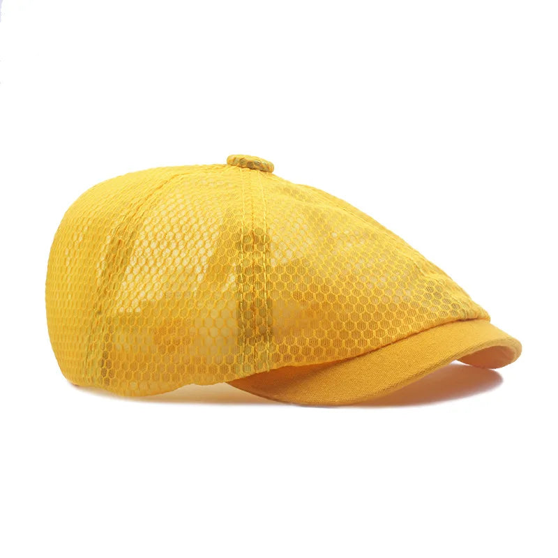 Orlando Summer Mesh Newsboy Cap