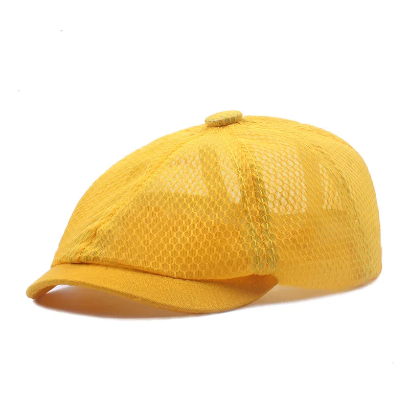 Orlando Summer Mesh Newsboy Cap