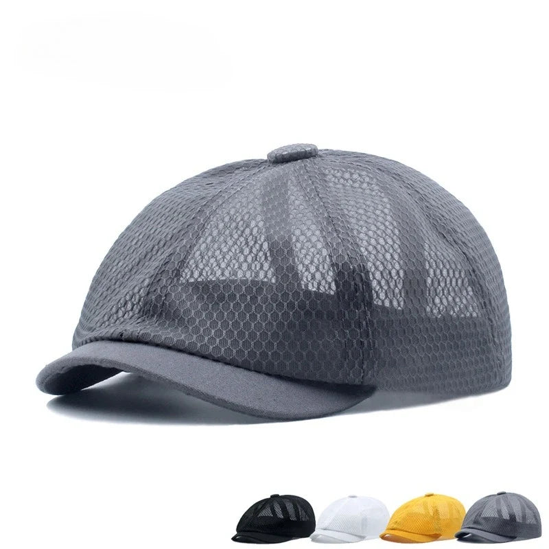 Orlando Summer Mesh Newsboy Cap