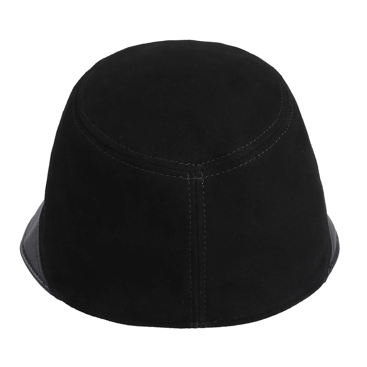 Orléans Woman Genuine Suede Leather Cloche Hat