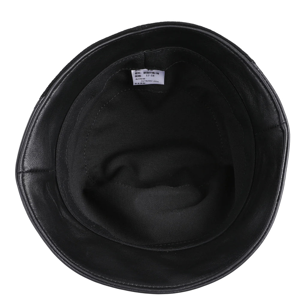Orléans Woman Genuine Suede Leather Cloche Hat