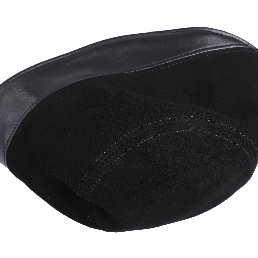 Orléans Woman Genuine Suede Leather Cloche Hat