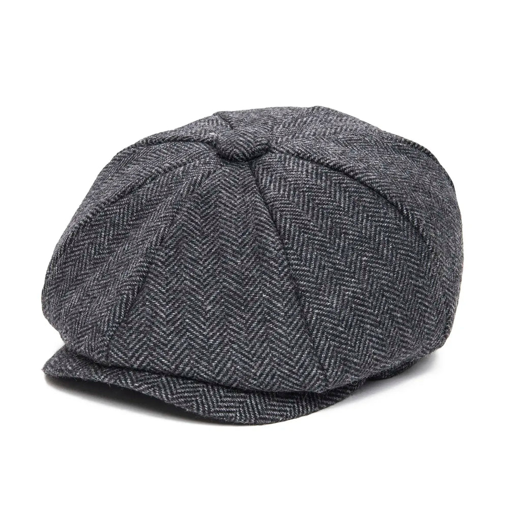 Oxford Kids Tweed Wool Newsboy Cap