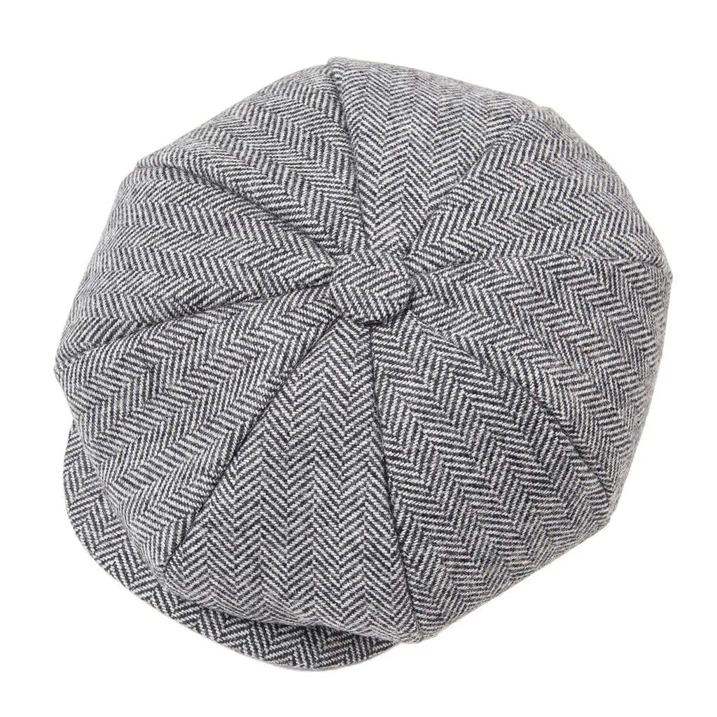 Oxford Kids Tweed Wool Newsboy Cap