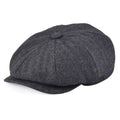 Oxford Herringbone Wool Newsboy Cap