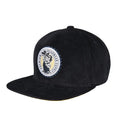 PHS Black Corduroy Snapback Cap