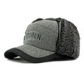 PODRLN Nordic Winter Plush Earflaps Baseball Cap