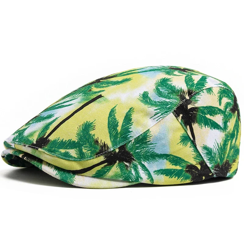 Palm Trees Summer Flat Cap