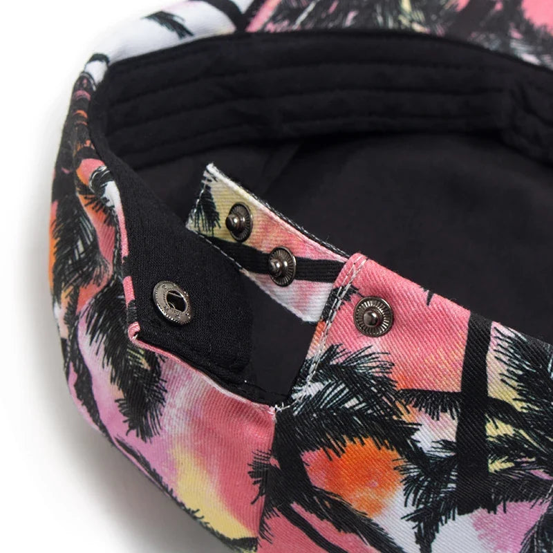 Palm Trees Summer Flat Cap