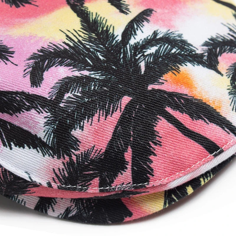 Palm Trees Summer Flat Cap