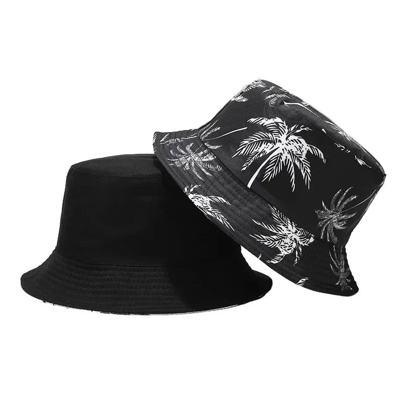 Palm Trees Summer Reversible Bucket Hat