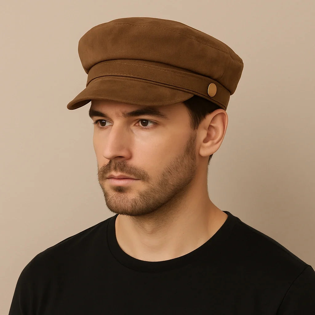 Palmer Suede Sailor Cap