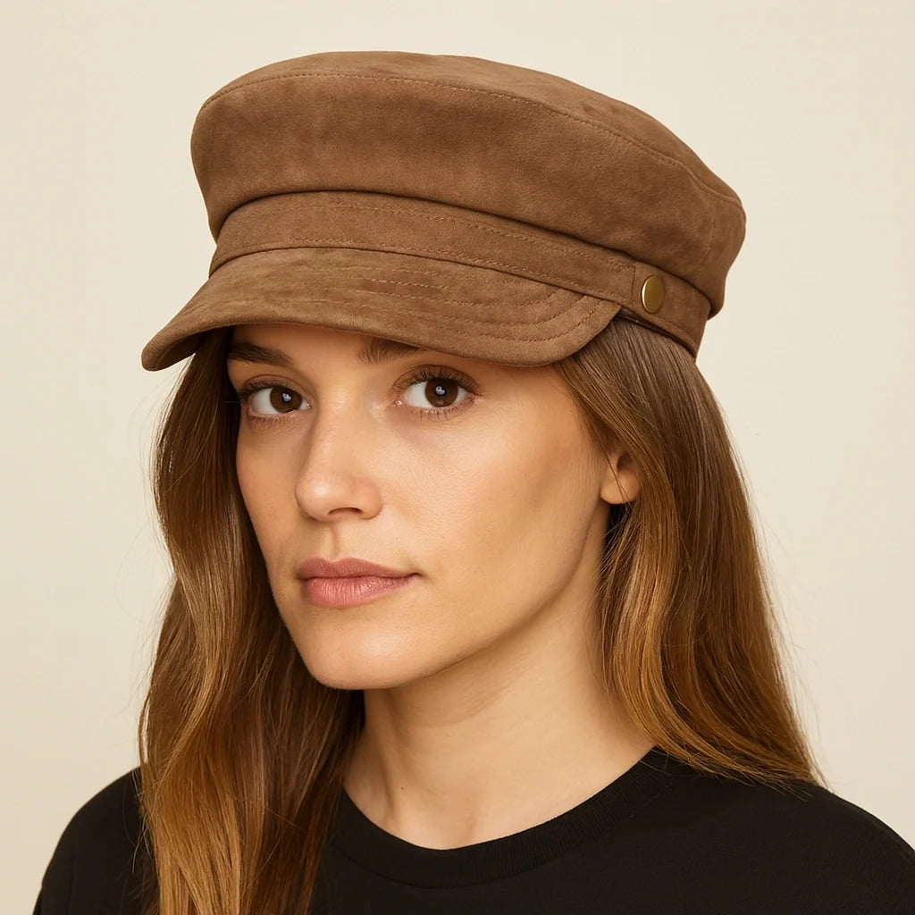 Palmer Suede Sailor Cap