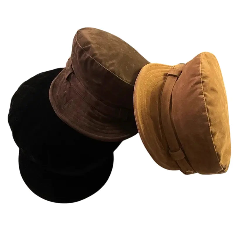 Palmer Suede Sailor Cap