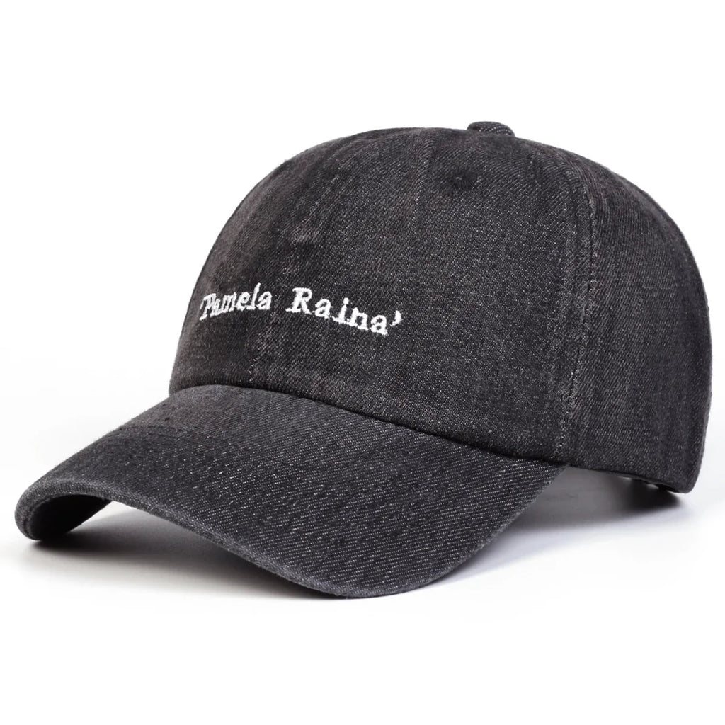 Pamela Raina Denim Baseball Cap