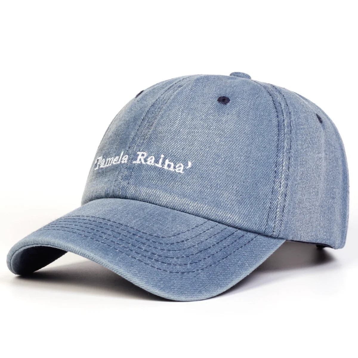 Pamela Raina Denim Baseball Cap