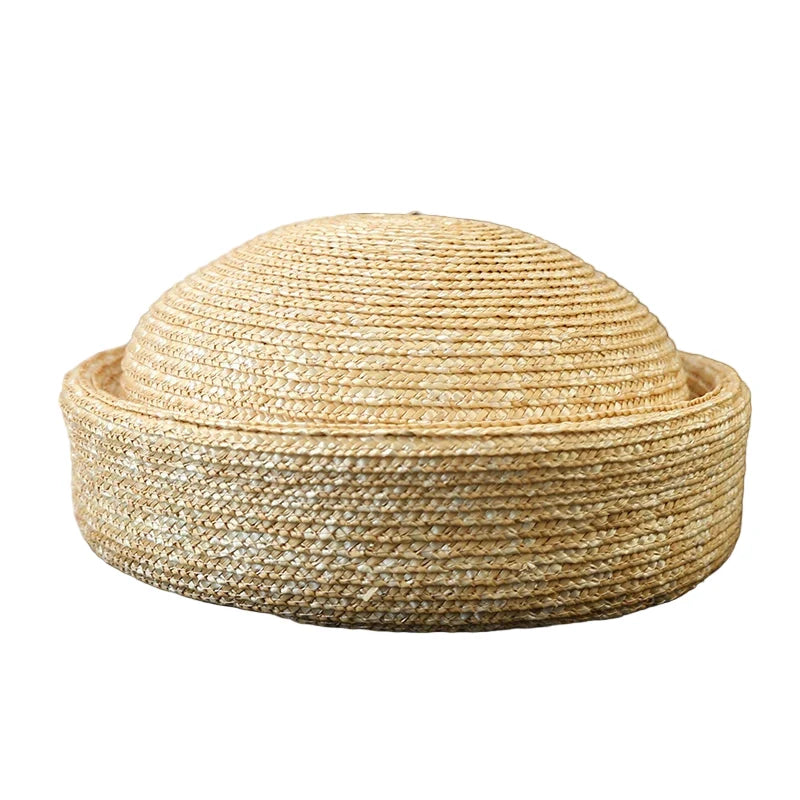 Pampelonne Summer Beige Straw Beret